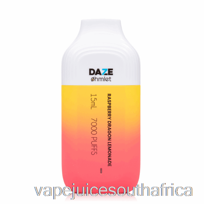 Vape Pods 7 Daze Ohmlet 7000 0% Zero Nicotine Disposable Raspberry Dragon Lemonade